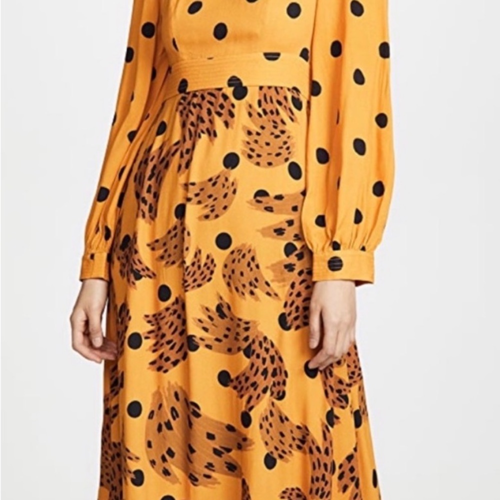 Farm Rio Caramel Banana Dress, Size XS - Picture 2 of 7